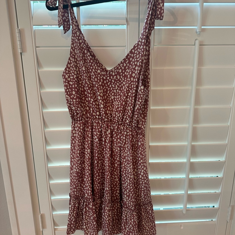 Spotted Sleeveless Dress